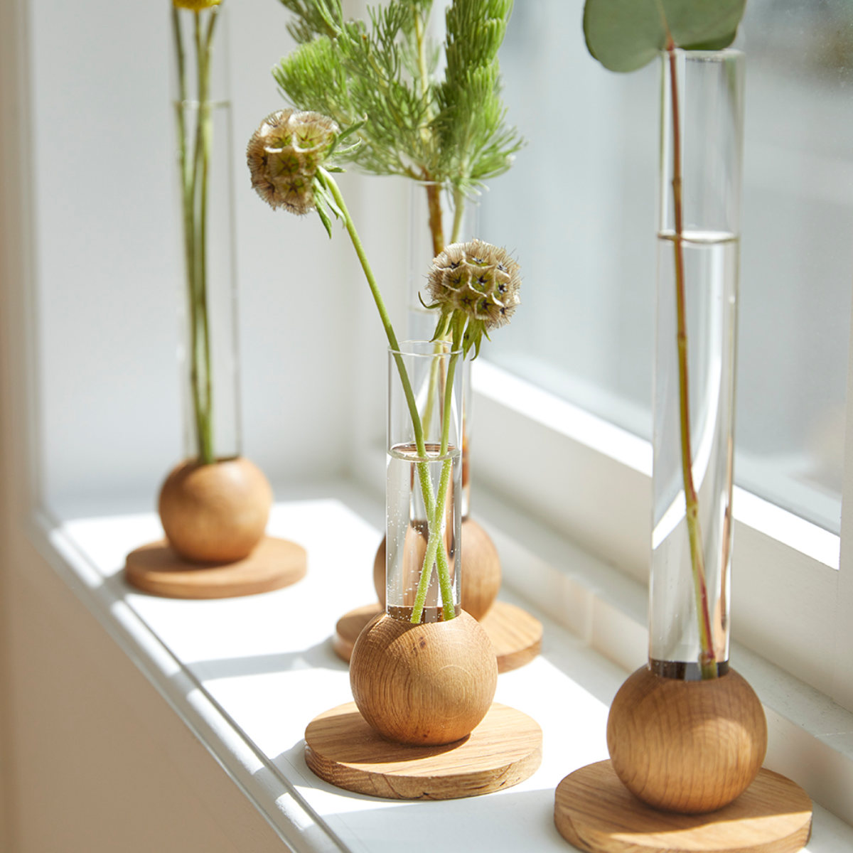 花瓶 BAUM バオム 直径8×高さ24cm フラワーベース L （ 花びん 花器