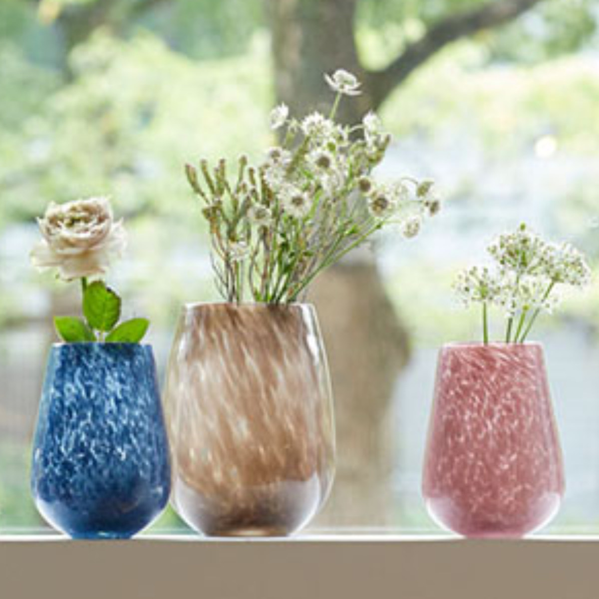 Clay（クレイ） 花瓶 souffle スフレ 直径9.5×高さ14cm フラワーベース