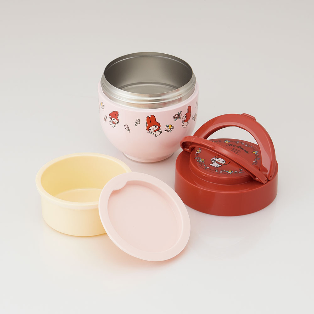 スケーター 弁当箱 保温 折りたたみハンドル付保温ジャー 540ml