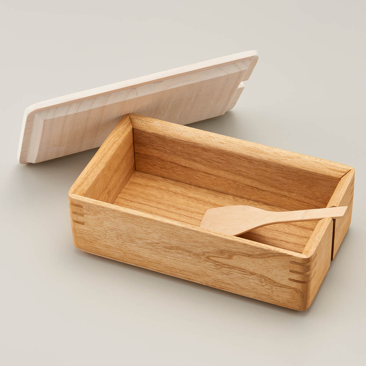 OSMAC おひつ KIRISAI 桐のレンジでお櫃 （ 桐 しゃもじ付き 日本製 調