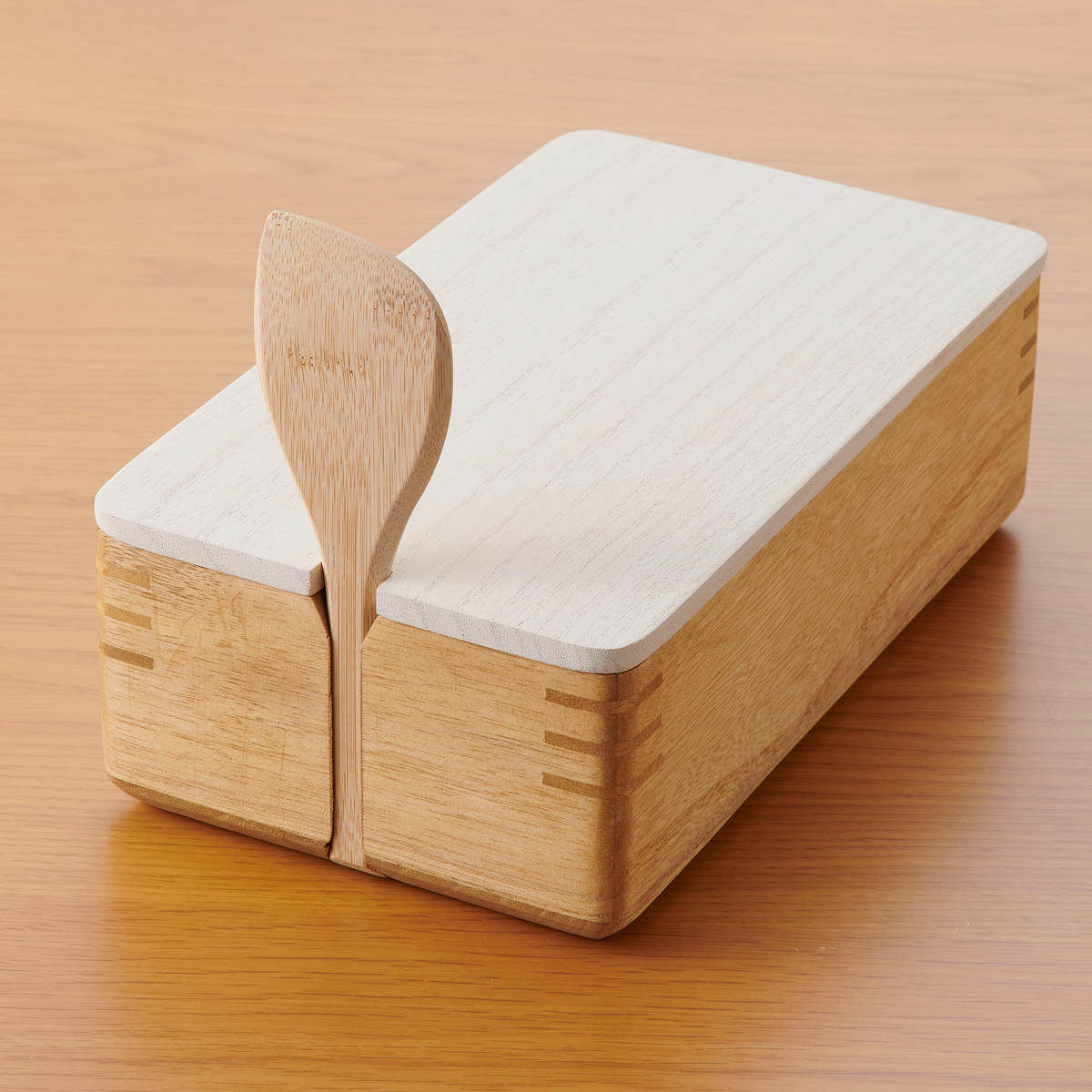 OSMAC おひつ KIRISAI 桐のレンジでお櫃 （ 桐 しゃもじ付き 日本製 調