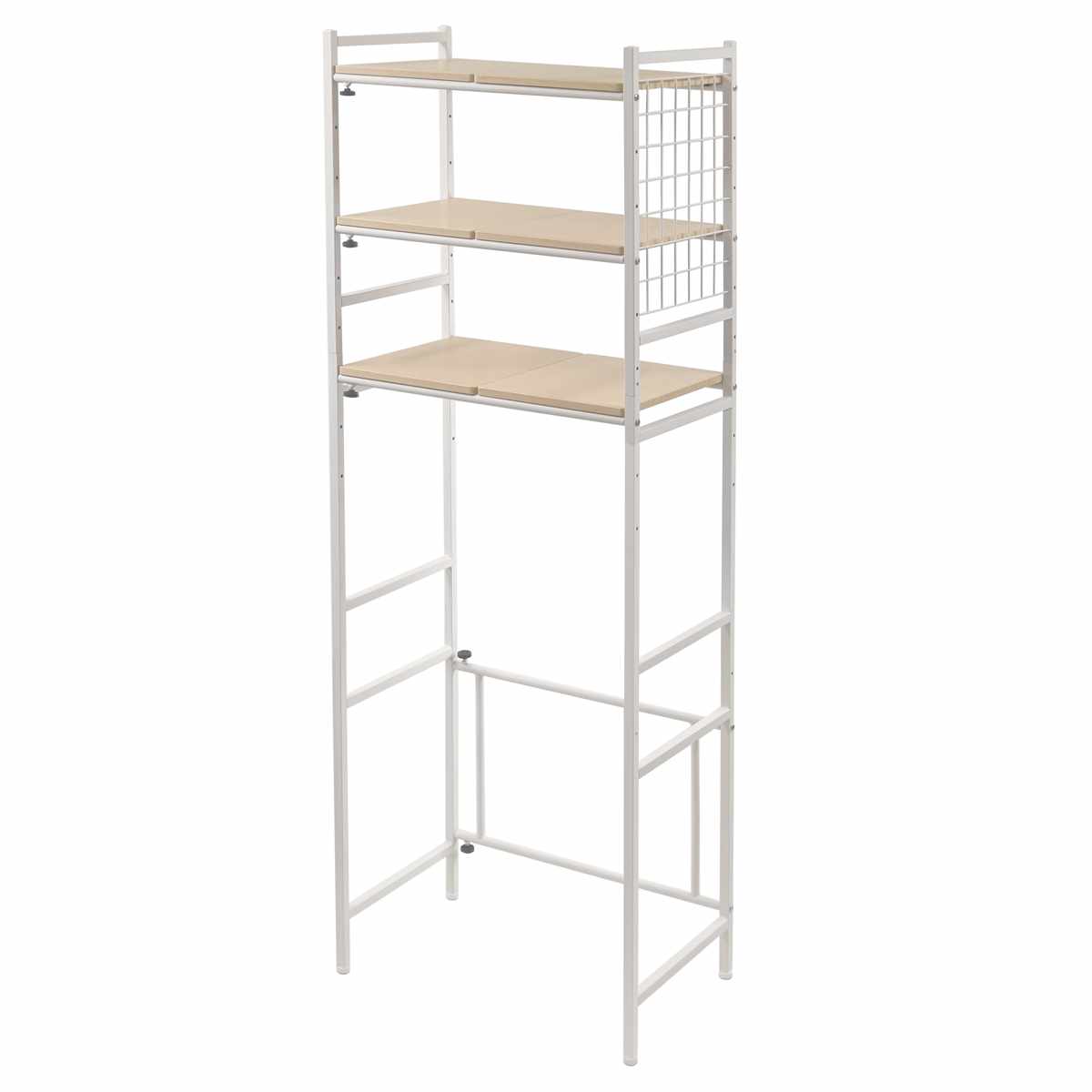 フクダクラフト ランドリーラック 伸縮式 洗濯機棚 幅65〜95cm （ 洗濯