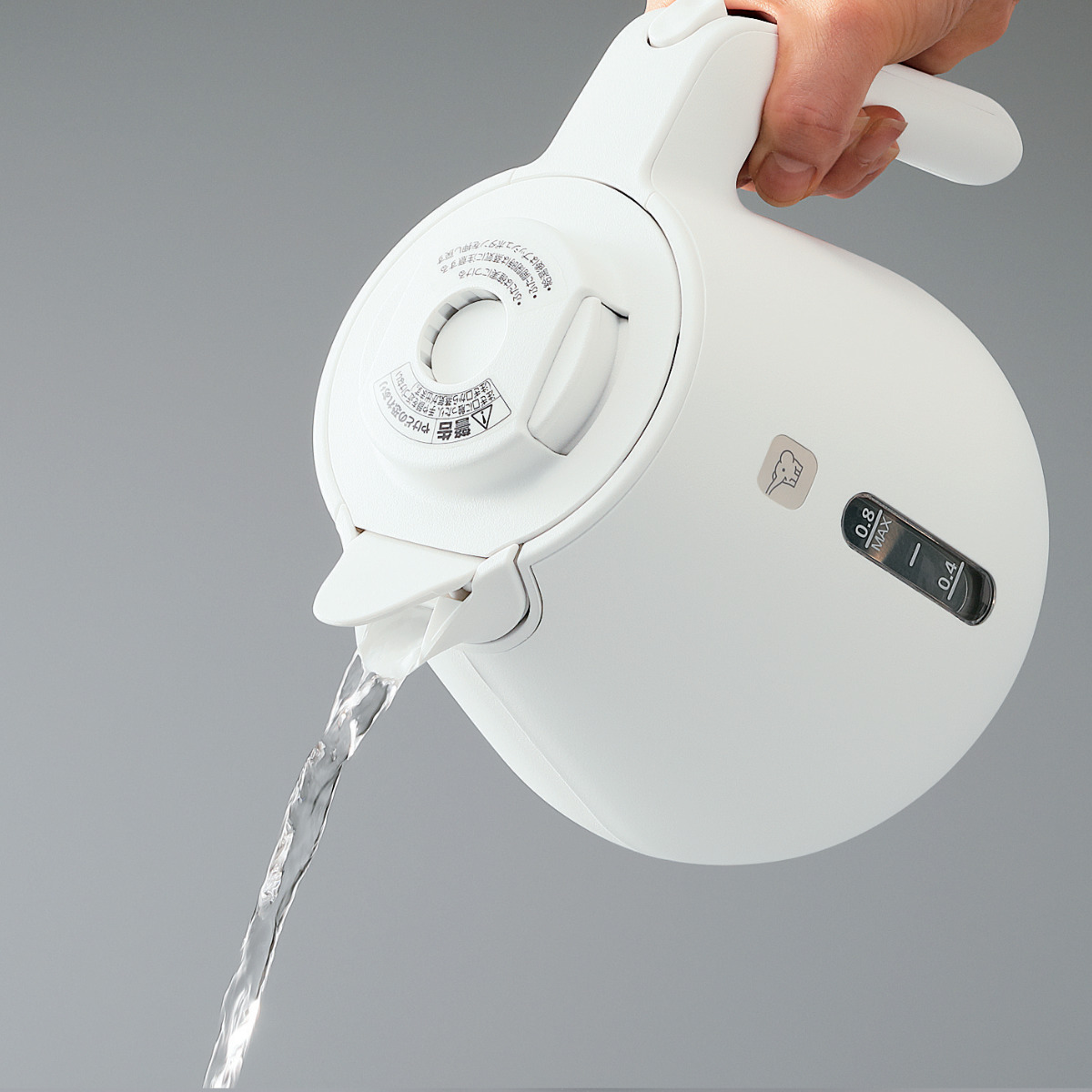 象印（ZOJIRUSHI） 電気ケトル 800ml 安全設計 空だき防止 メーカー