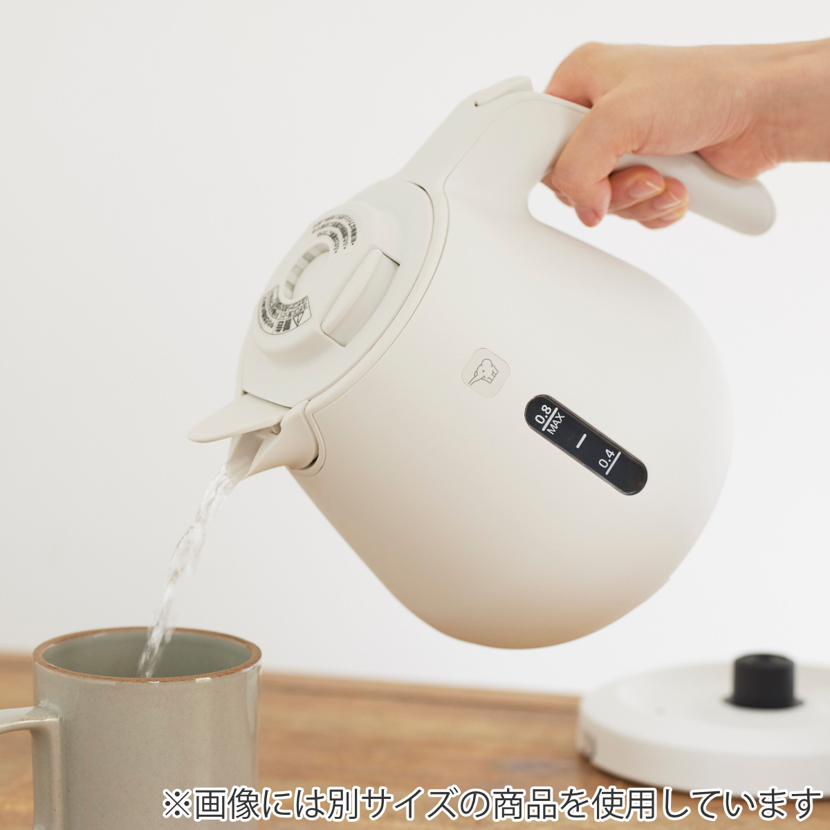 象印（ZOJIRUSHI） 電気ケトル 1L 安全設計 空だき防止 メーカー保証