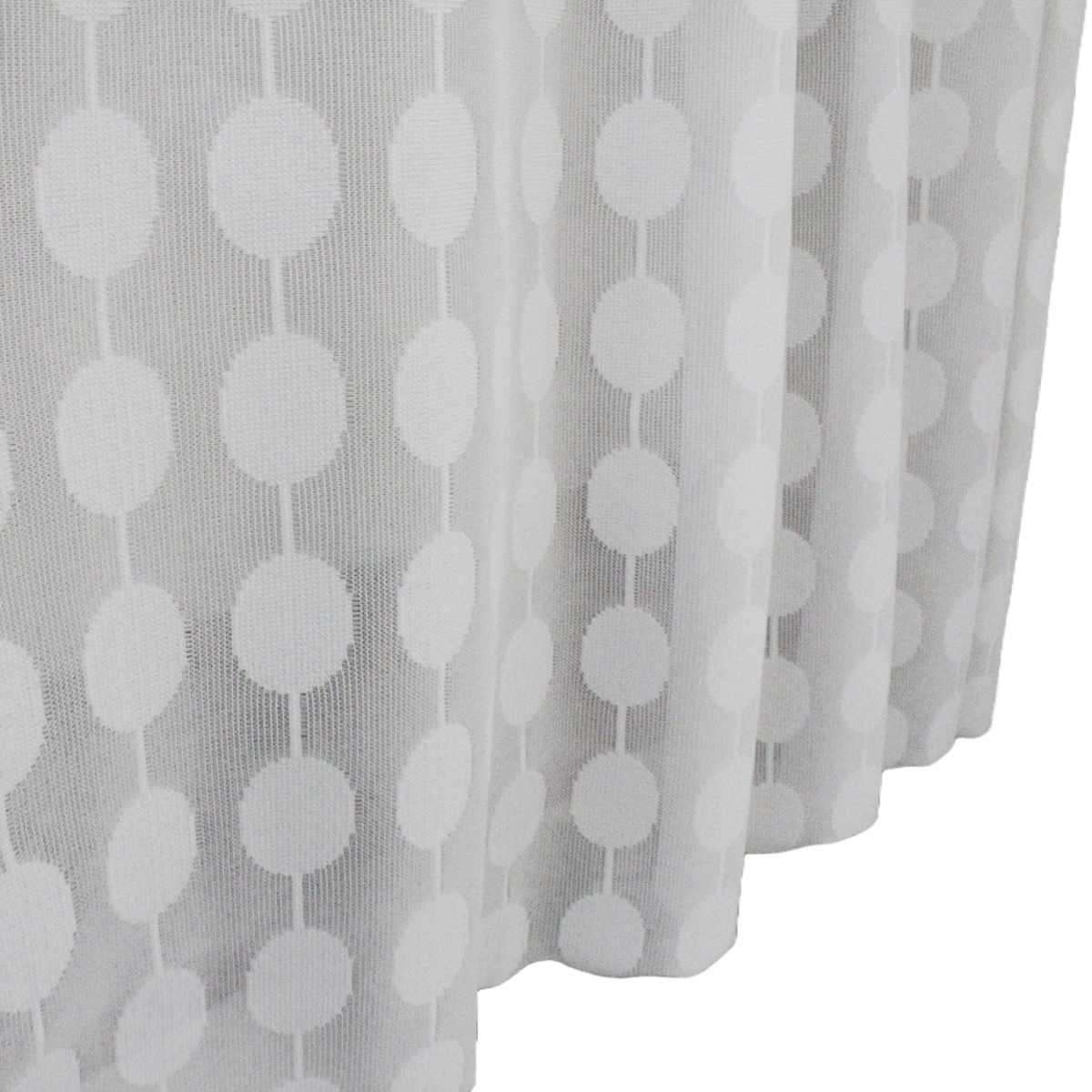 レースカーテン カフェカーテン 水玉柄 145×45cm （ カーテン レース