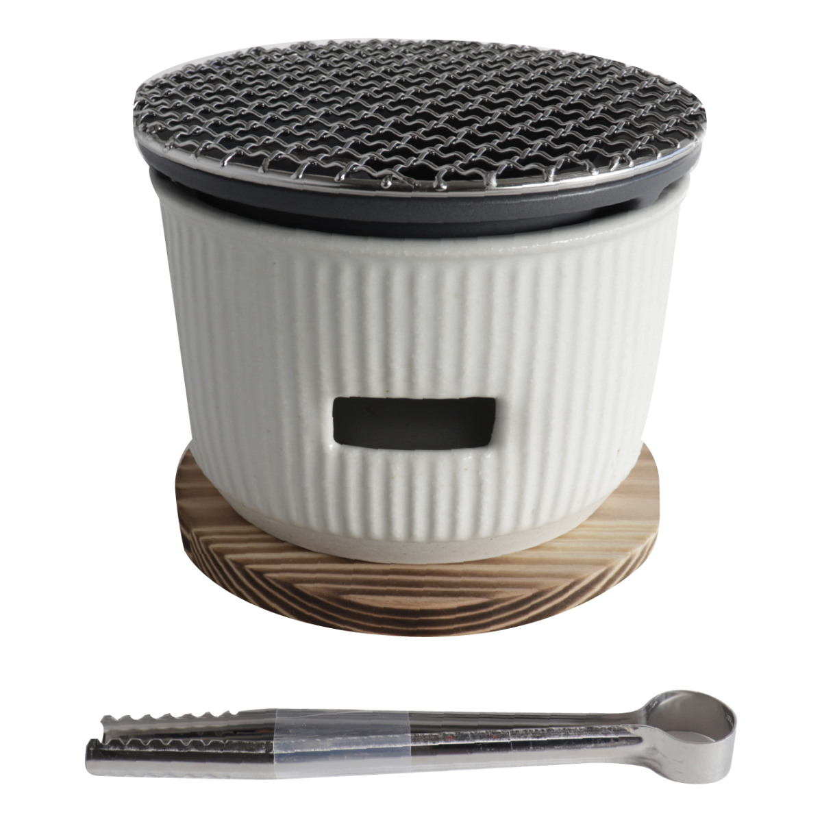 LOLO（ロロ） 炭焼きグリル 小 陶器 日本製 The Chef 卓上コンロ 七輪