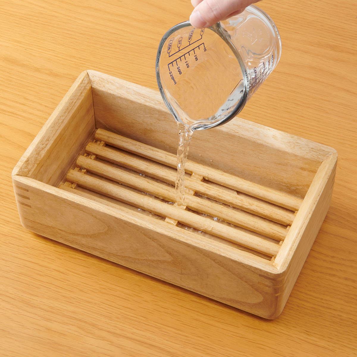 OSMAC 電子レンジ蒸し器 KIRISAI 木製 桐のレンジでむし鉢 日本製