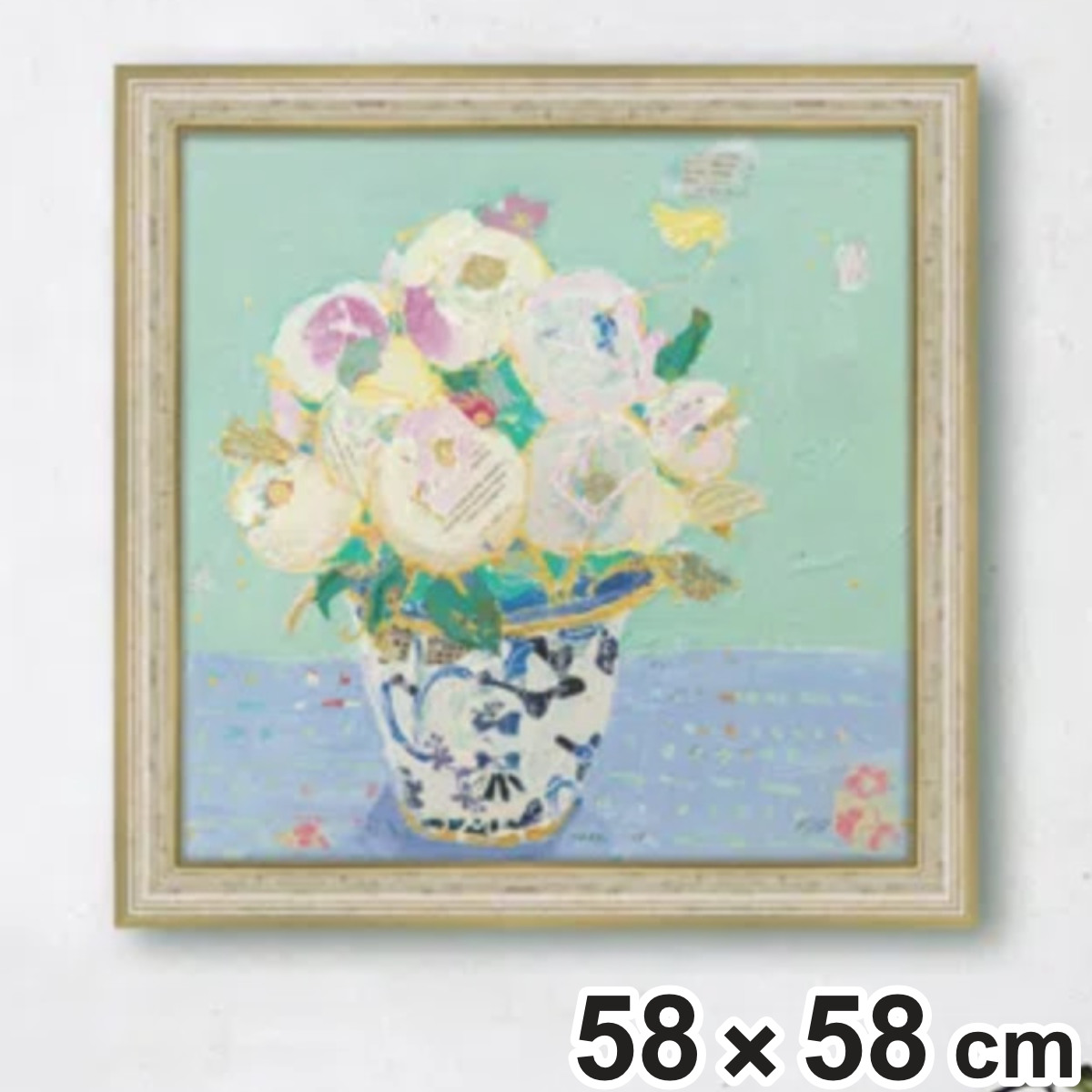 アートパネル ケリー デイ 『クリステン ピオニー』 58×58cm （ 絵画