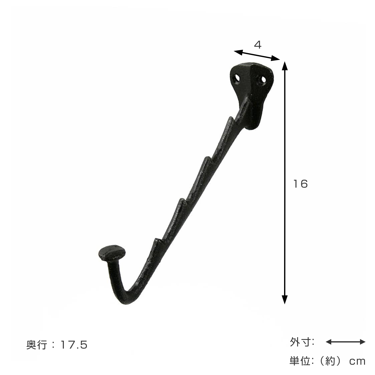 新品 クロス ラック フック アイアン DIY ダルトン インテリア 小物 雑貨 DULTON（ダルトン） ハンガーフック クロスラックフック 壁付け