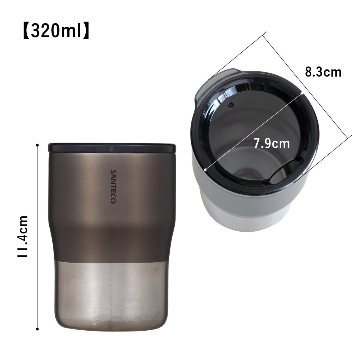 CB JAPAN（シービージャパン） タンブラー 320ml SANTECO NORA