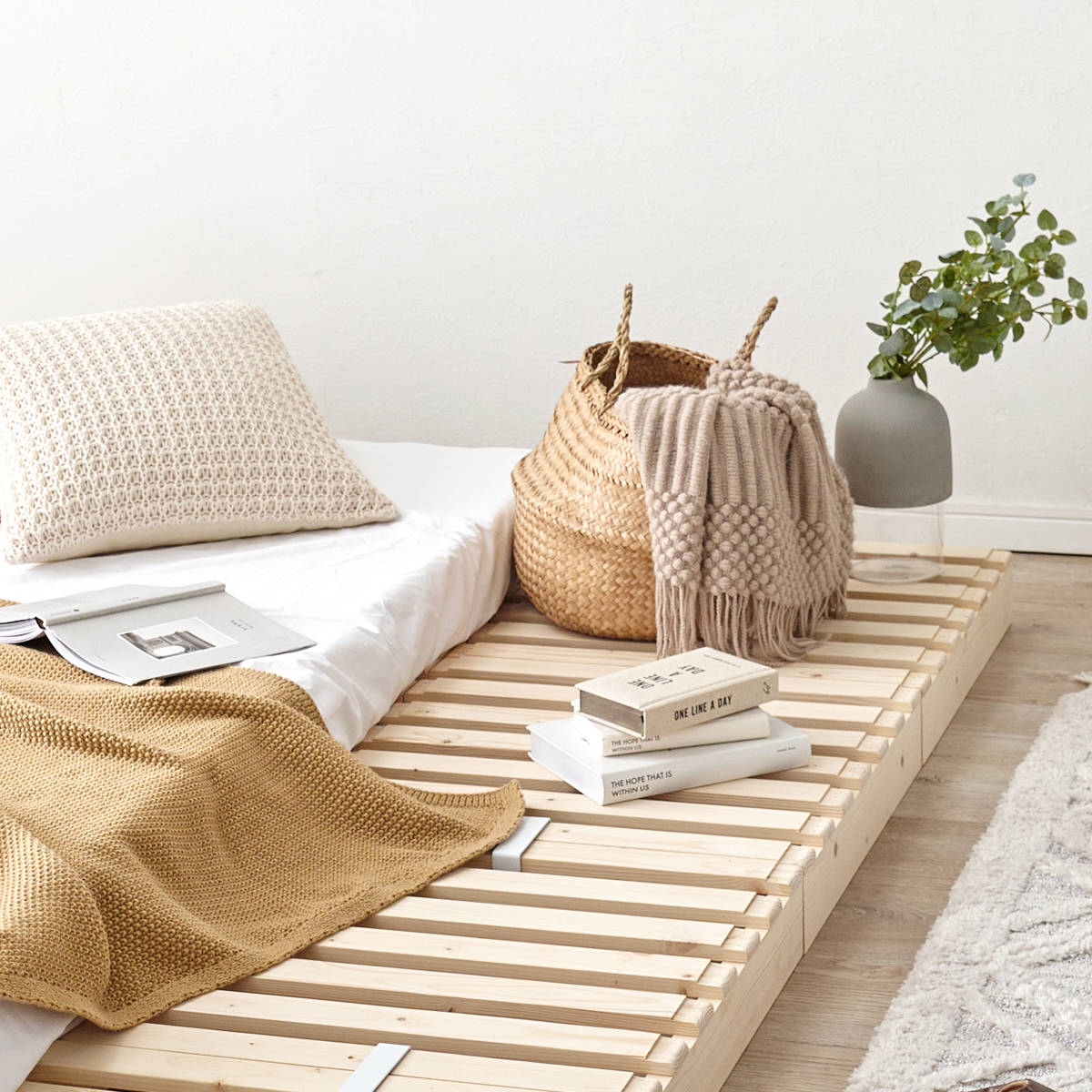 HAGiHARA（萩原） パレットベッド 追加パレット2枚組 シングル ダブル