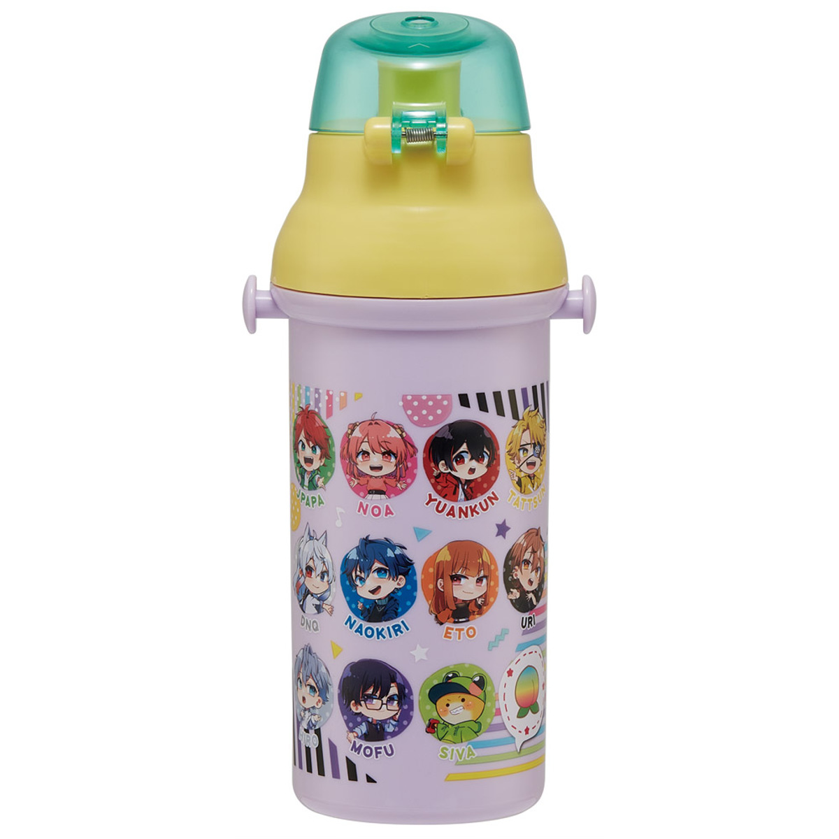 スケーター 水筒 480ml 抗菌直飲プラボトル カラフルピーチ25