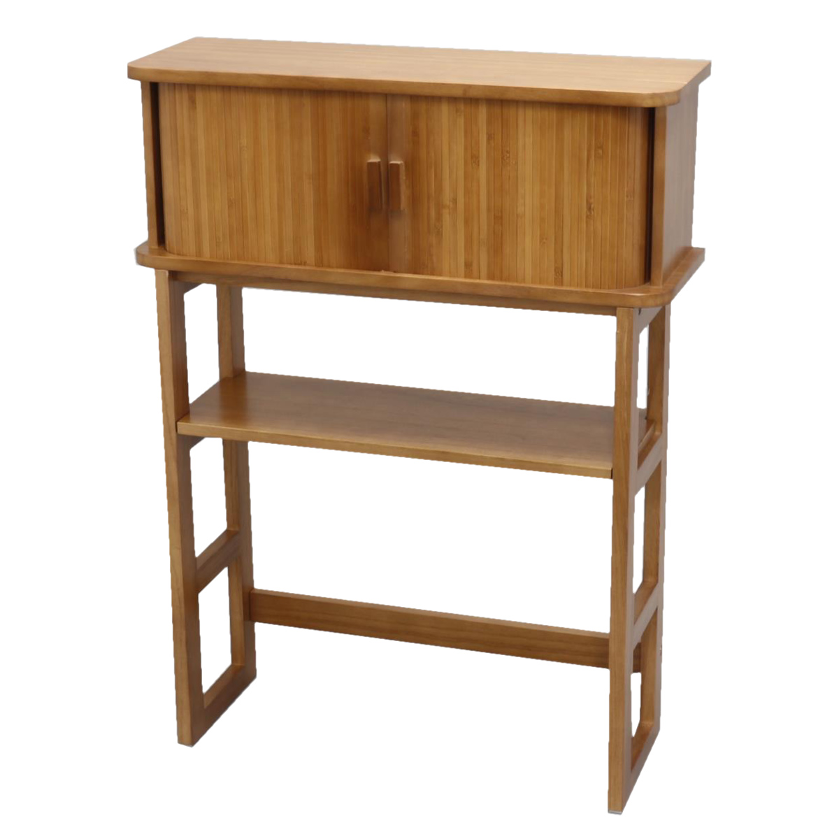 OSMAC コンソールテーブル 幅60cm ジャバラ扉収納 可動棚付