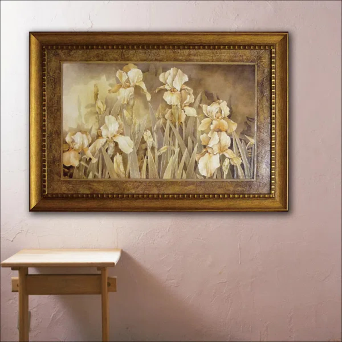 アートパネル リンダ トンプソン 『フィールド オブ アイリス』 105×72.5cm （ 絵画 絵 アート インテリア 額 額入り 壁掛け おしゃれ ゲル加工 花 ）の画像