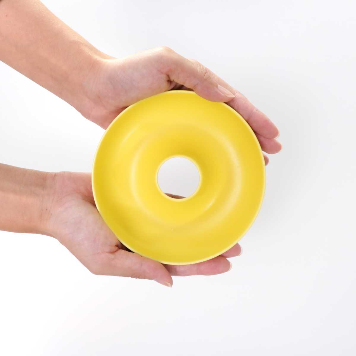 プレート 13cm S ドーナツ 磁器 （ 食洗機対応 電子レンジ対応