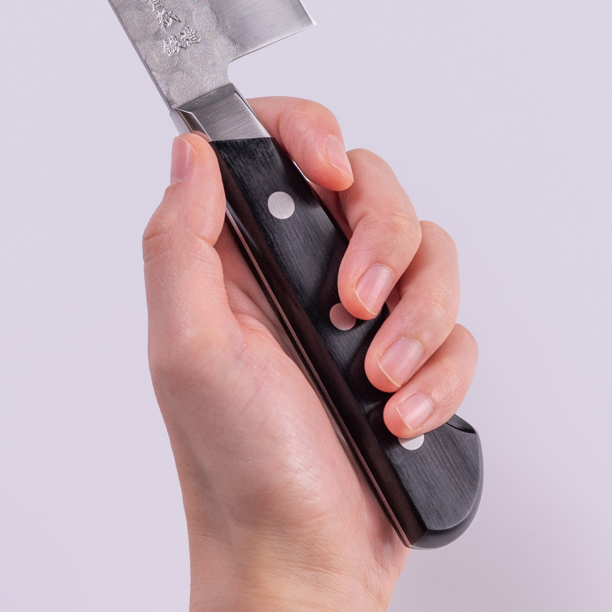 ペティナイフ 12cm 青鋼鍛造本割込 堺刀司 日本製 （ 包丁 果物包丁