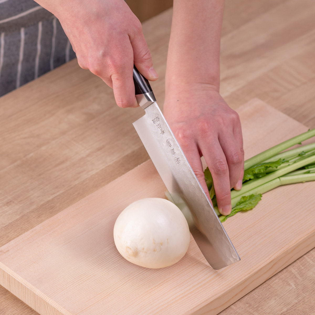 菜切包丁 16cm 青鋼鍛造本割込 堺刀司 日本製 （ 包丁 菜切り包丁 野菜