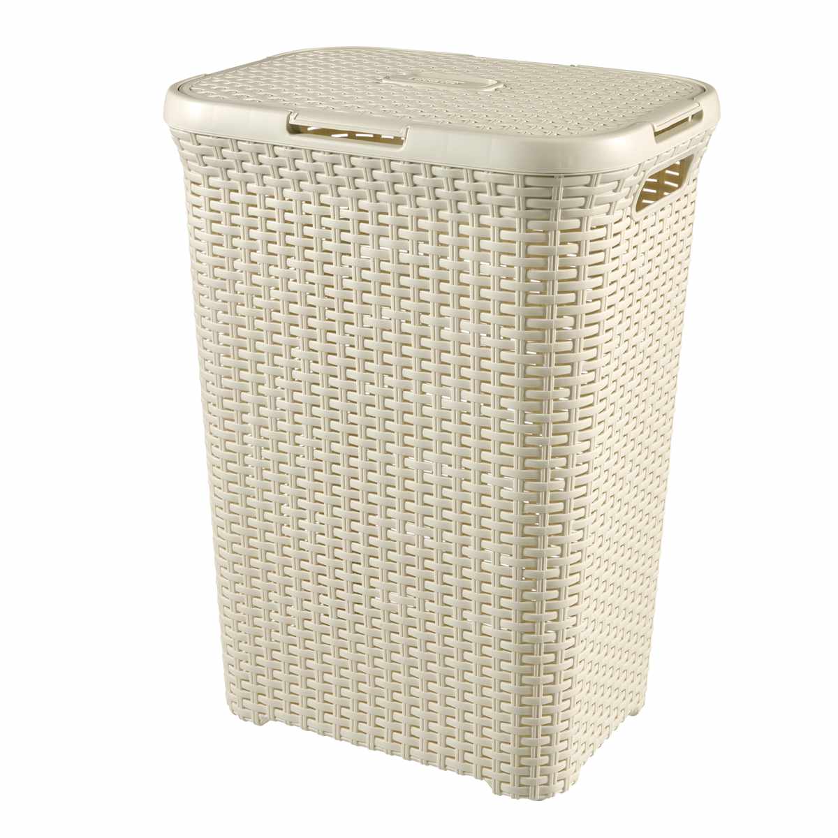 藤栄 ランドリーバスケット CURVER スタイル 60L ふた付き （ カーバー