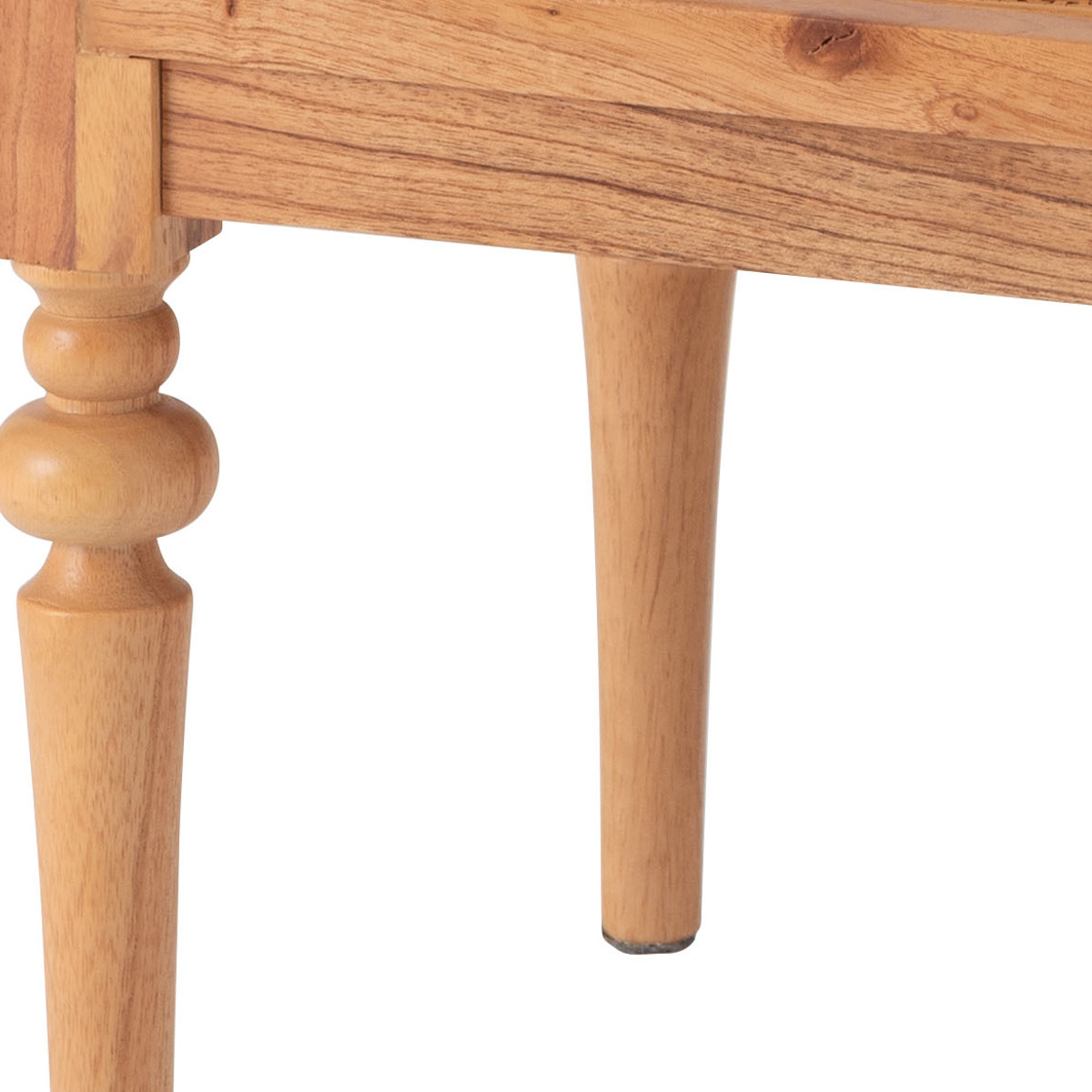 東谷 オープンシェルフ 幅40cm 2段 天然木 ろくろ脚 ラタン 完成品