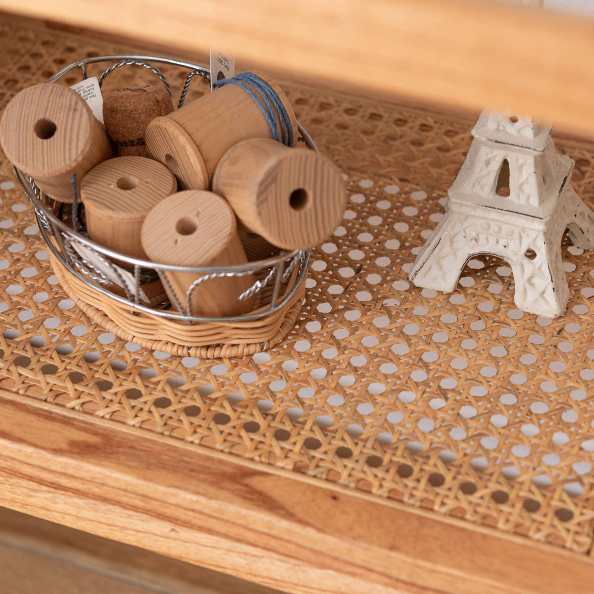 木製ラック クラシックスタイル 2段収納（トールペイント素材