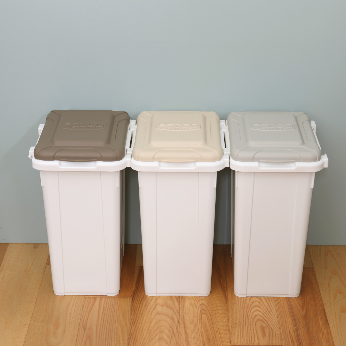 サンコープラスチック ゴミ箱 27L 連結 屋外 屋内 （ ごみ箱 27