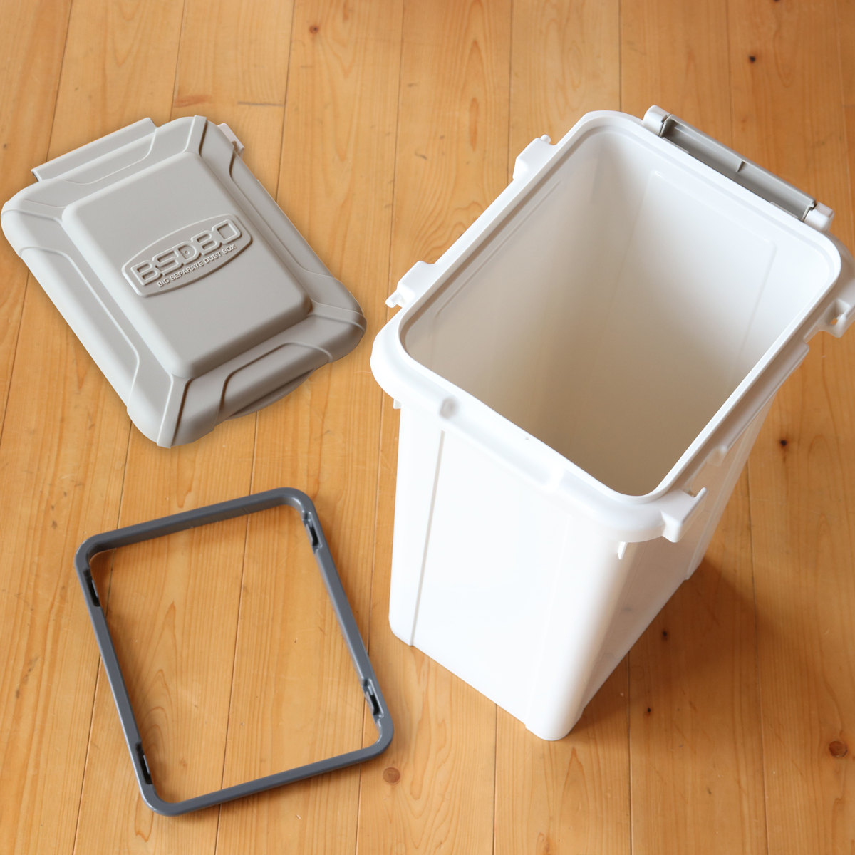 サンコープラスチック ゴミ箱 27L 連結 屋外 屋内 （ ごみ箱 27