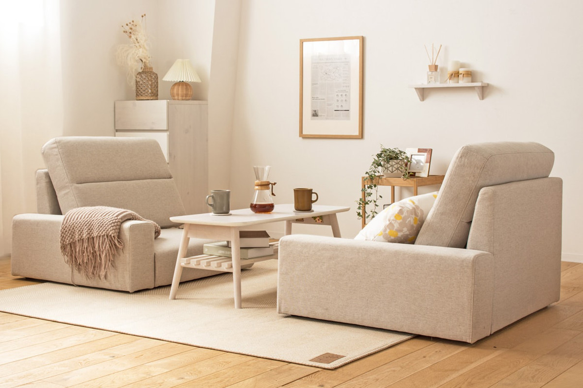 ローソファ 2人掛け 幅150cm ハイバックタイプ Rola-Hi （ セパレート