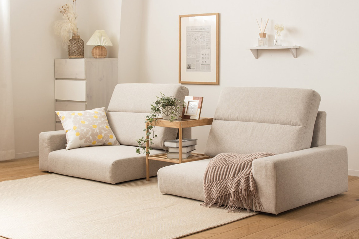 ローソファ 3人掛け 幅180cm ハイバックタイプ Rola-Hi （ セパレート