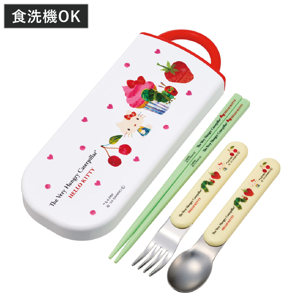 スケーター トリオセット スプーン フォーク 抗菌食洗機対応トリオ