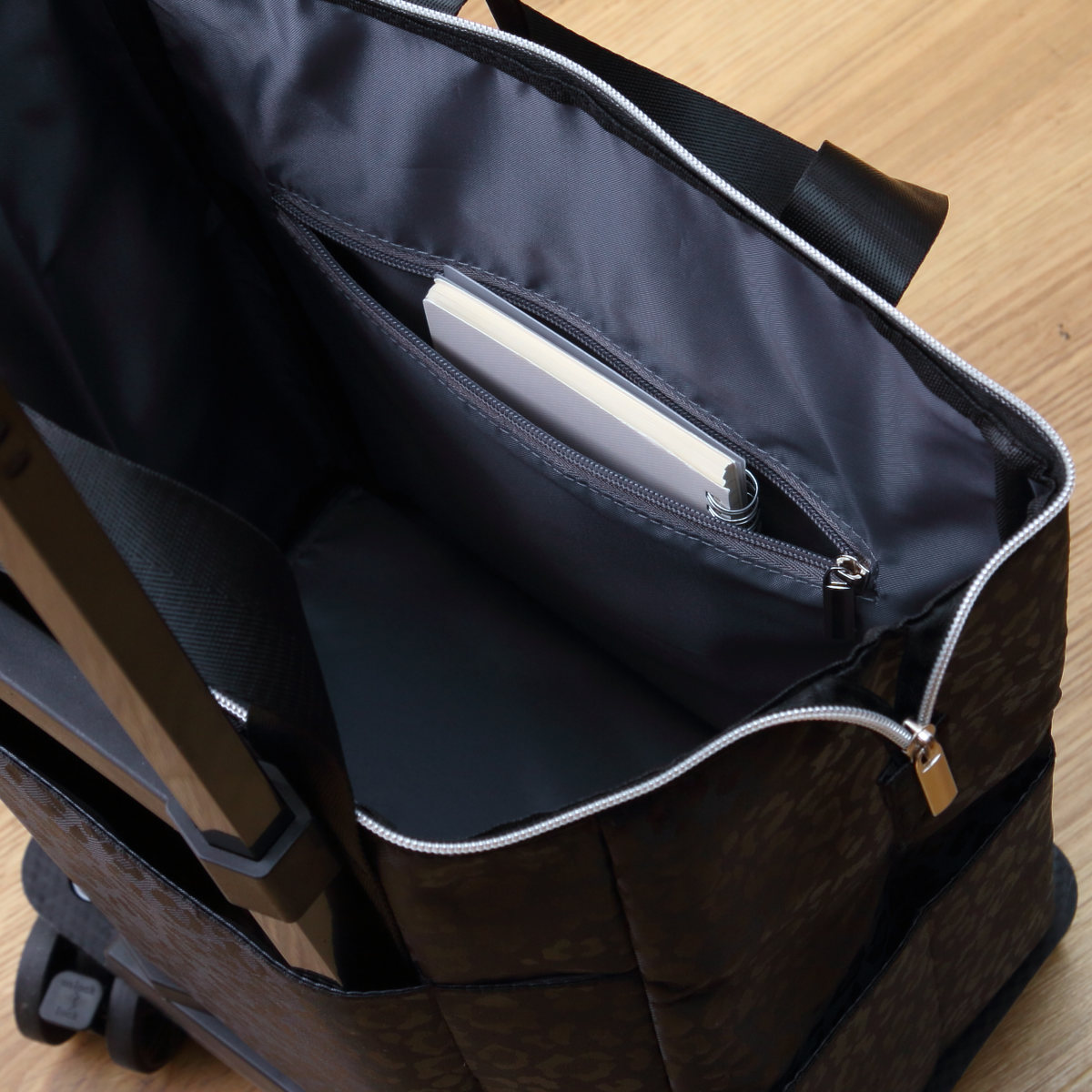 横押しカート cocoro レオパード 4輪カート （ キャリーカート