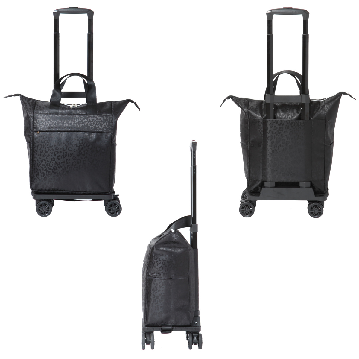 横押しカート cocoro レオパード 4輪カート （ キャリーカート