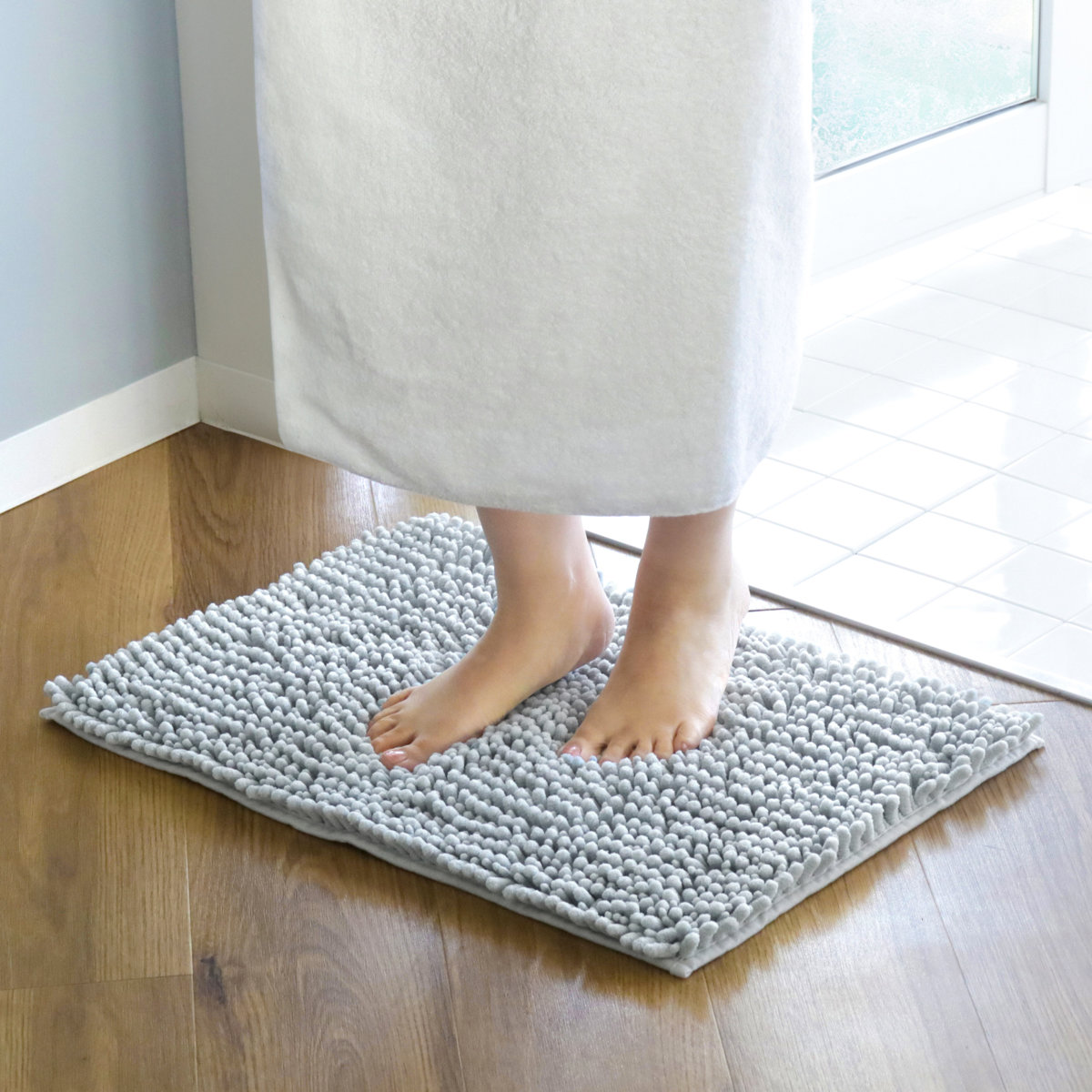 バスマット SUSU 抗菌ストロングW 40×60cm 速乾 （ バス マット 吸水