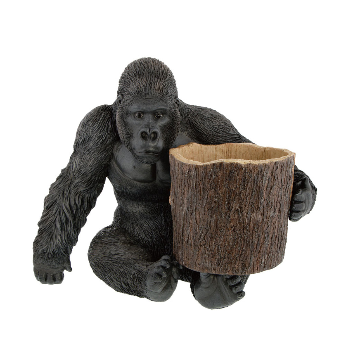 植木鉢 ゴリラ ポット付き （ ガーデニング オーナメント プランター