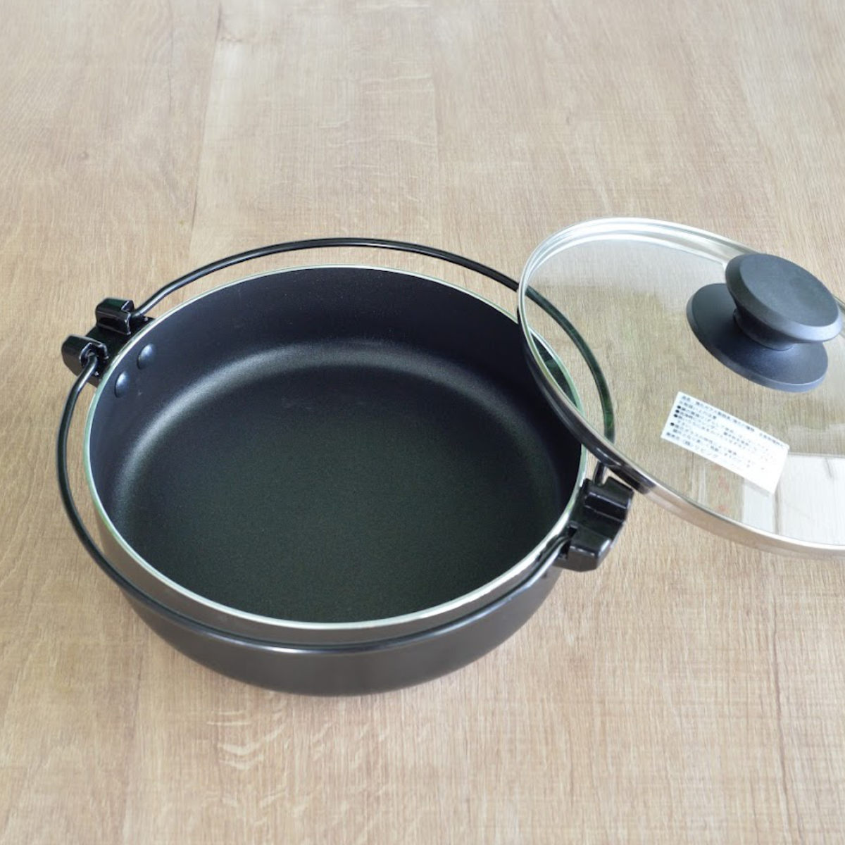 MDT すき焼き鍋、浅型鍋、付属品付