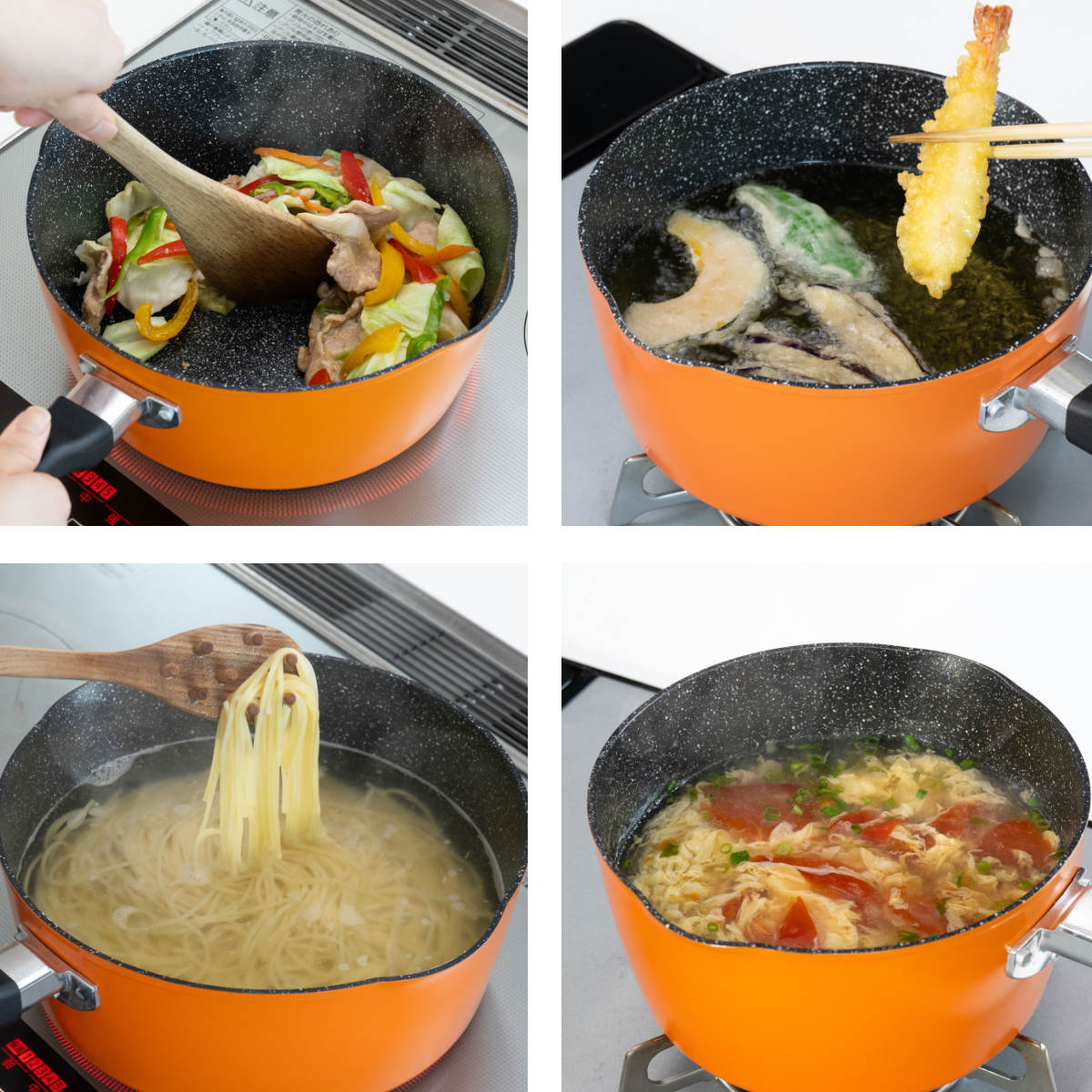 和平フレイズ フライパン 24cm 超深型 IH対応 ギガフッカ （ ガス火