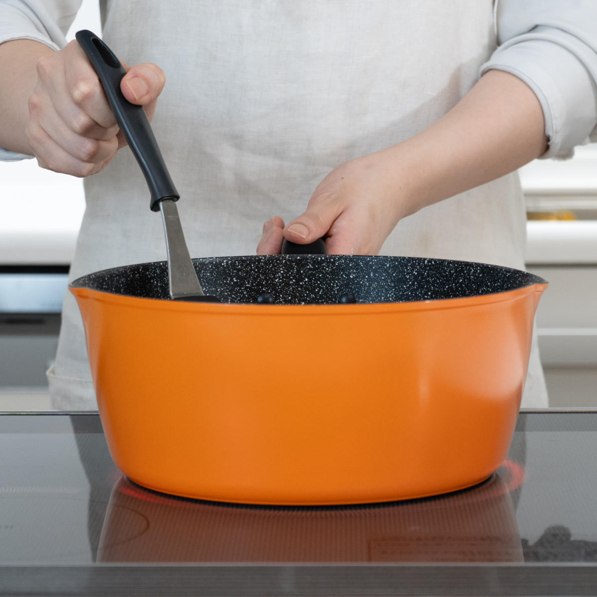 和平フレイズ フライパン 24cm 超深型 IH対応 ギガフッカ （ ガス火