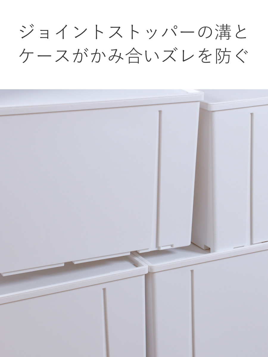 SANKA 収納ケース 同色2個セット コンビネーションケース ミドルM 3924