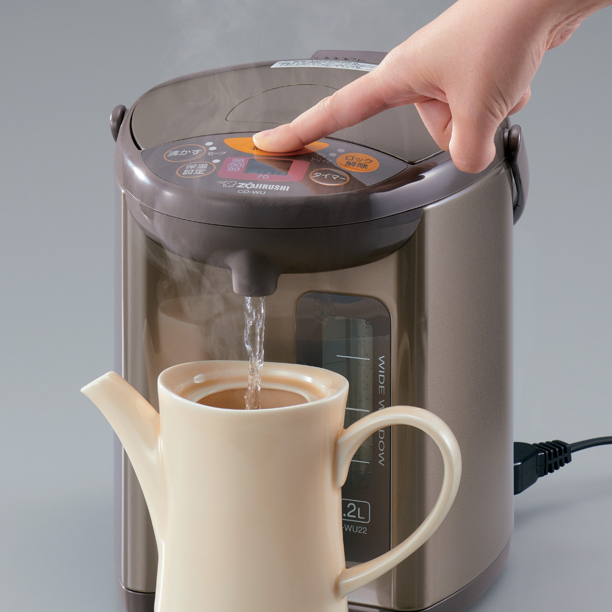 象印（ZOJIRUSHI） マイコン電動ポット 2.2L トリプルセーブ湯沸かし