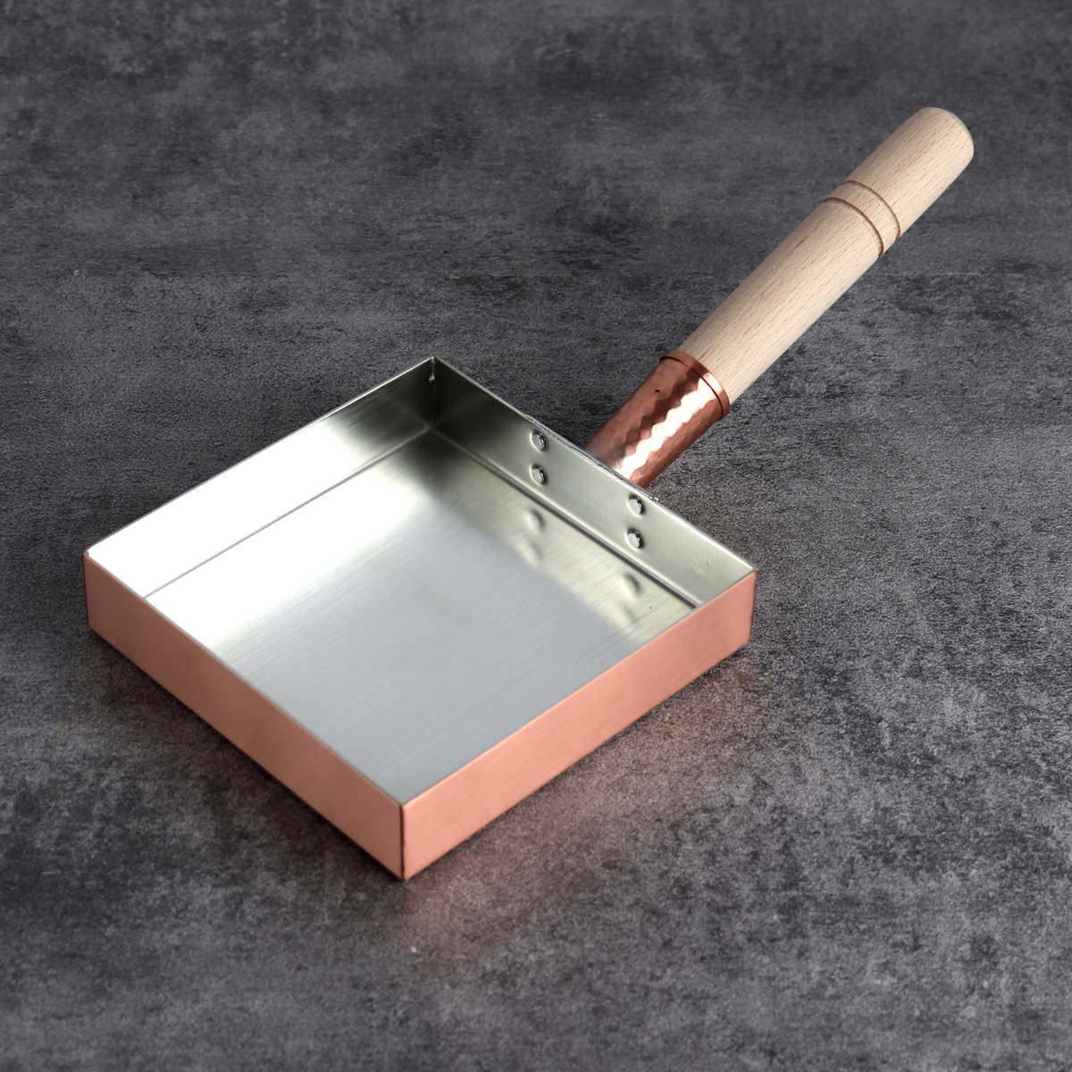 工房アイザワ 純銅 玉子焼き 関東型 15cm （ aizawa 日本製 ガス火専用