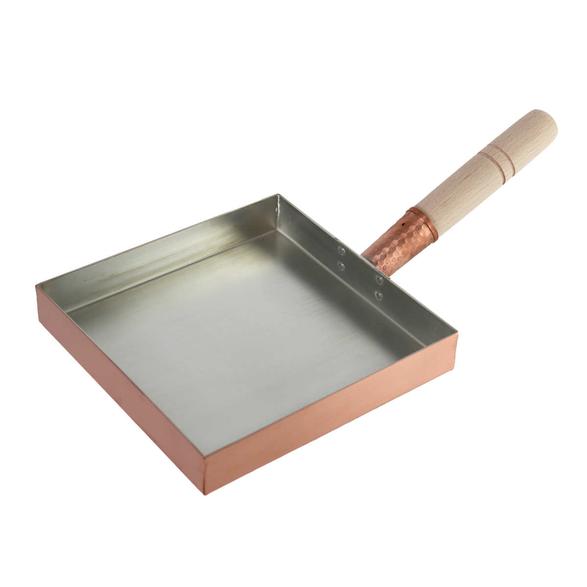 工房アイザワ 純銅 玉子焼き 関東型 21cm （ aizawa 日本製 ガス火専用