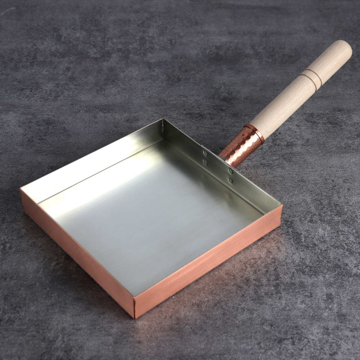 工房アイザワ 純銅 玉子焼き 関東型 21cm （ aizawa 日本製 ガス火専用