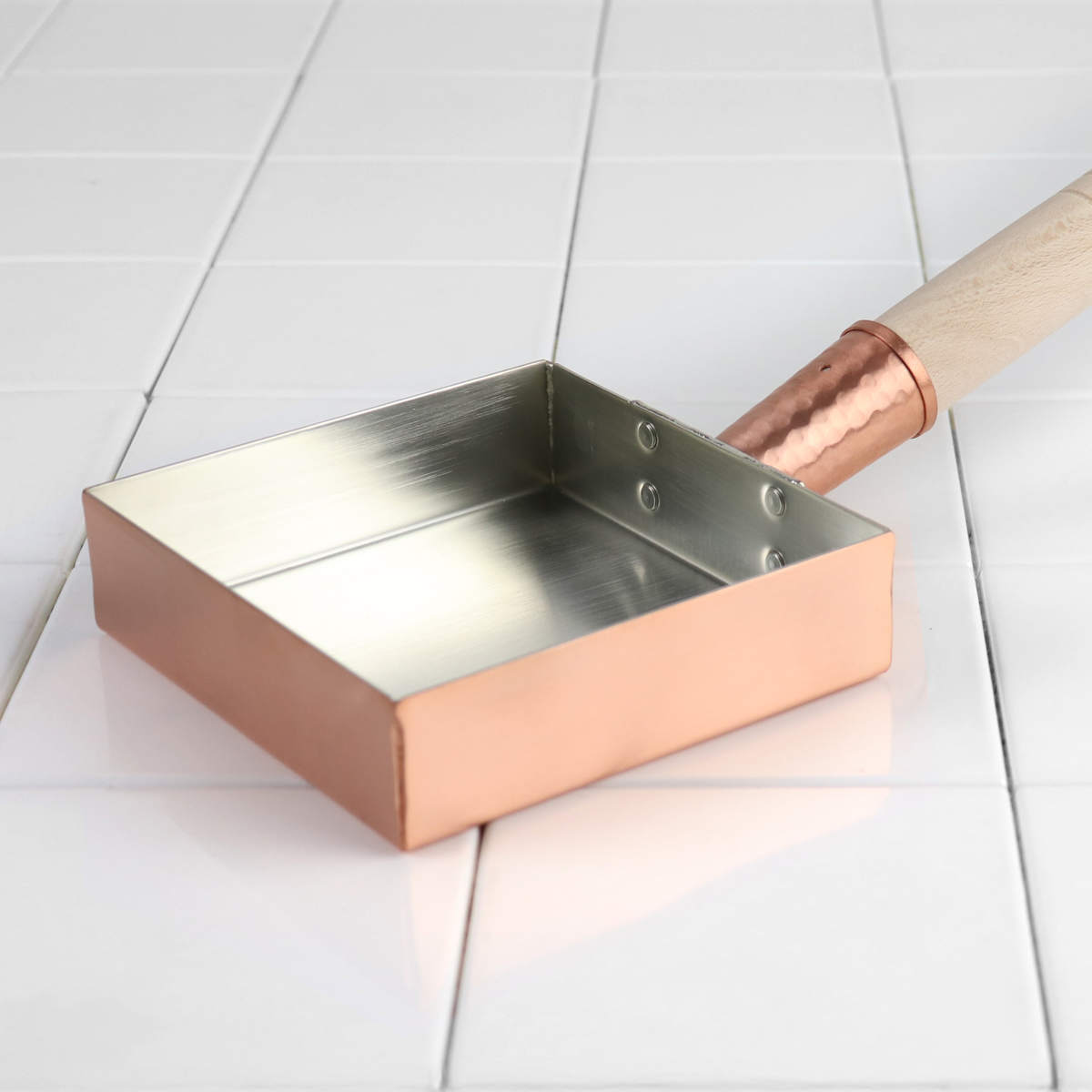 工房アイザワ 純銅 玉子焼き 関東型 12cm （ aizawa 日本製 ガス火専用