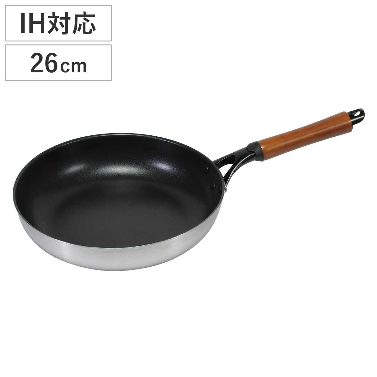 フライパン 26cm IH対応 ファストクック 2層鋼ダイヤモンドコート