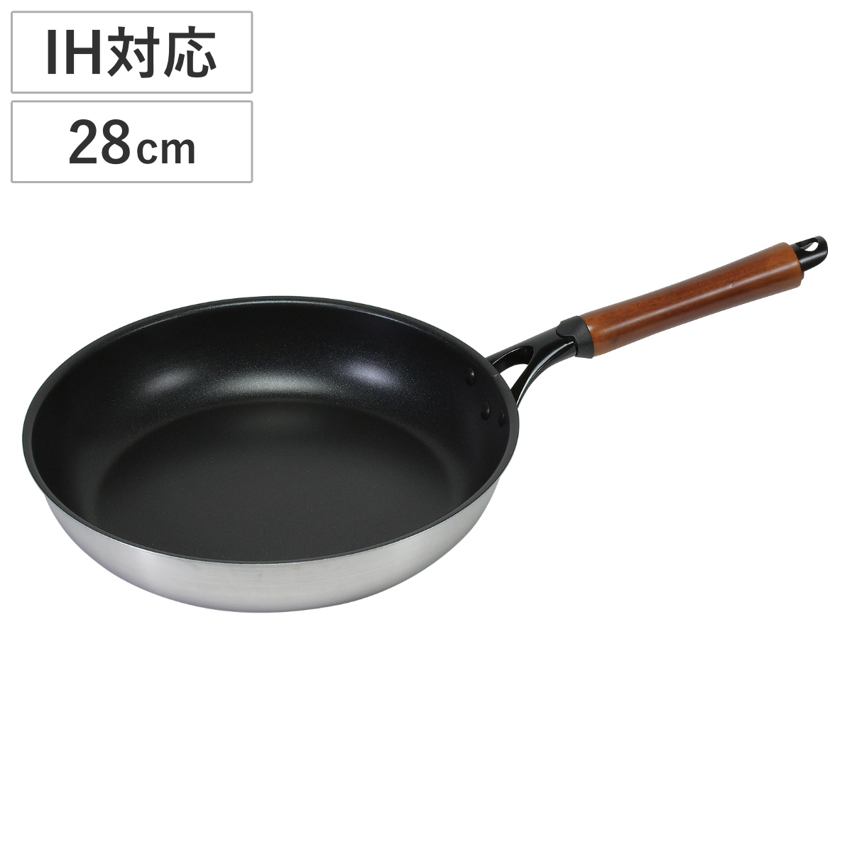 フライパン 28cm IH対応 ファストクック 2層鋼ダイヤモンドコート
