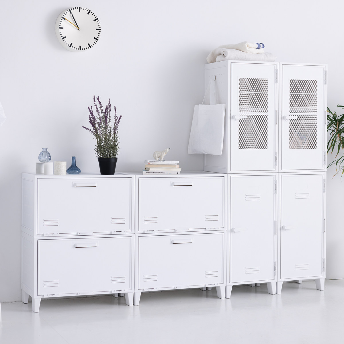 天馬 収納ケース フィッツ ペグキャビネット ワイド （ 幅59.5×奥行