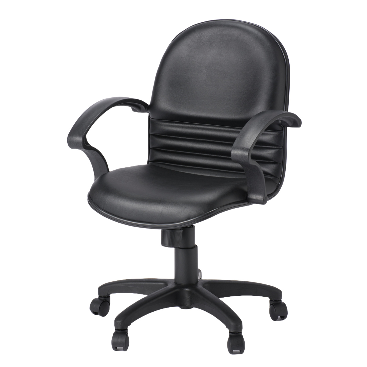 麻雀チェア 座面高45〜55cm 昇降式 肘付 麻雀イス triple （ レザー調