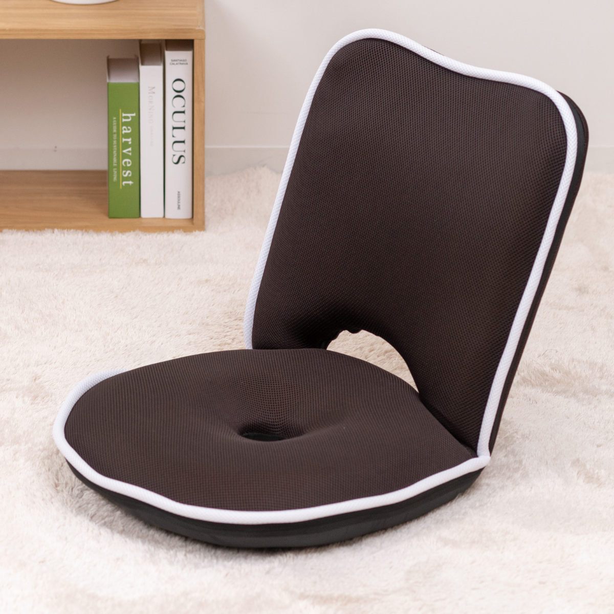 不二貿易（Fuji Boeki） 座椅子 1人掛け 幅50cm コンパクト