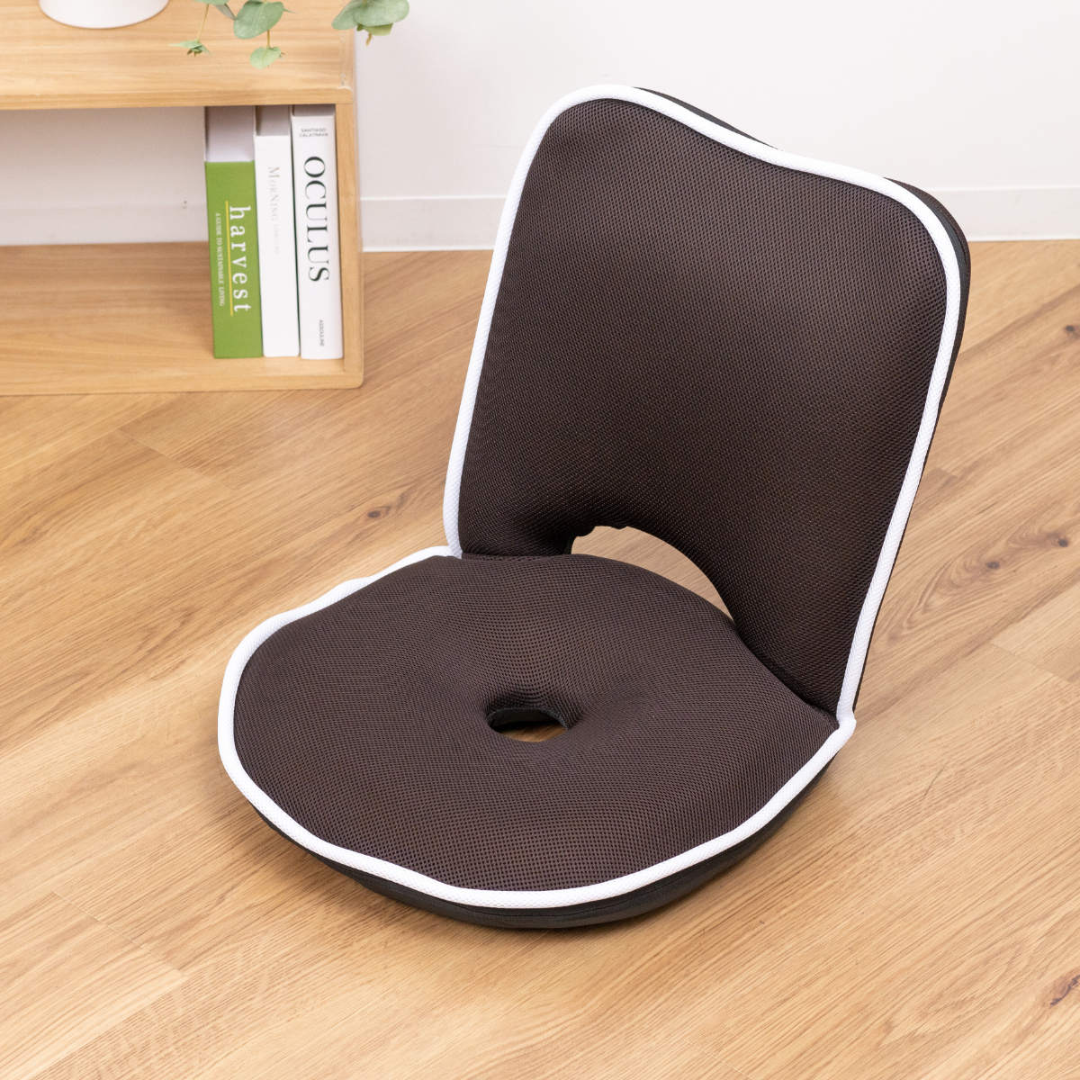 不二貿易（Fuji Boeki） 座椅子 1人掛け 幅50cm コンパクト