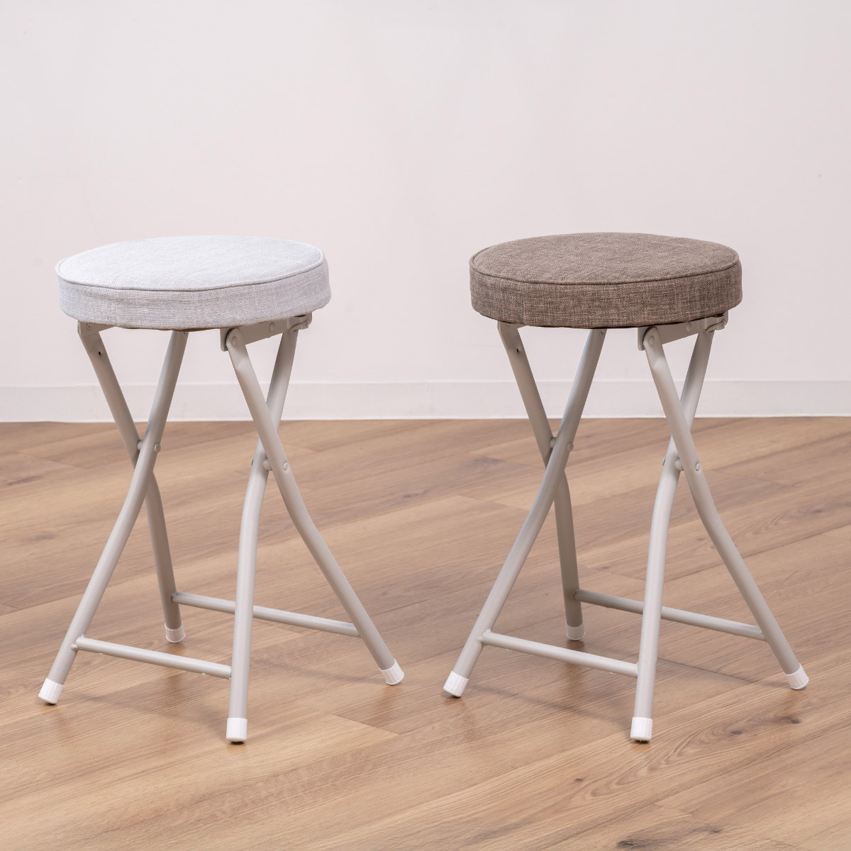 不二貿易（Fuji Boeki） 折りたたみ椅子 スツール 座面高49.5cm