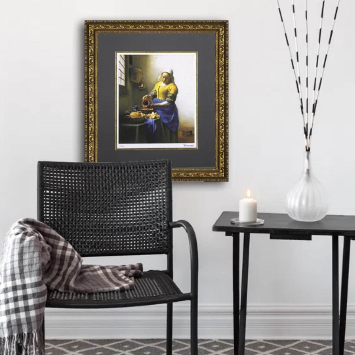 アートパネル ミュージアム シリーズ シグレー版画 フェルメール 47×54cm （ 絵画 絵 アート インテリア 額入り 壁掛け おしゃれ 青いターバンの女 ） | ブランド登録なし | 07